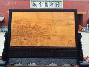 太和木作关毅设计制作之鸿篇巨作《建福榜》大屏风公元2016年8月1