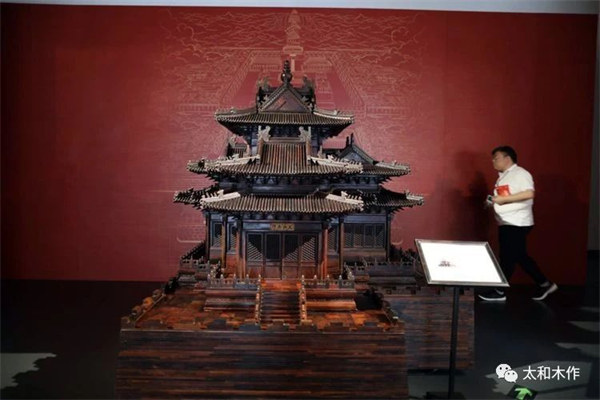 国际档案日丨太和木作角楼模型展陈北京市档案馆 助力中轴线上文化遗产保护